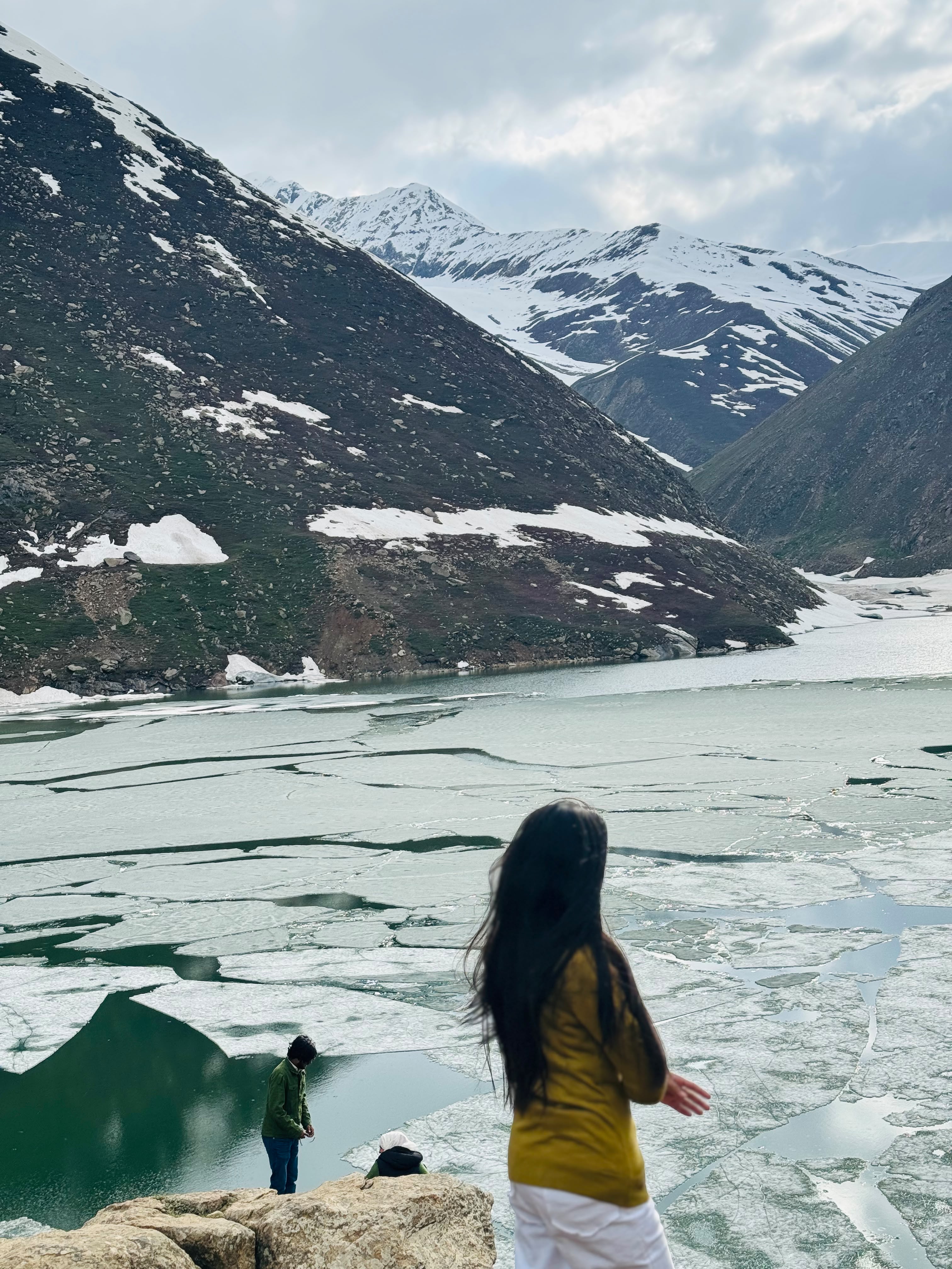 Lake Saif ul Malook with boats near Naran
